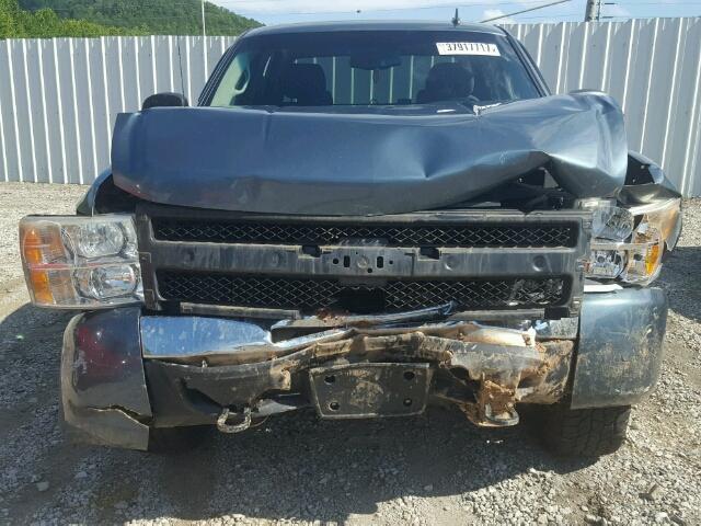 3GCEK23M69G242875 - 2009 CHEVROLET SILVERADO BLUE photo 9