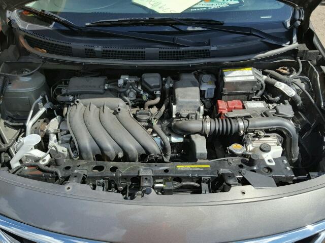 3N1CN7AP6GL895402 - 2016 NISSAN VERSA S GRAY photo 7