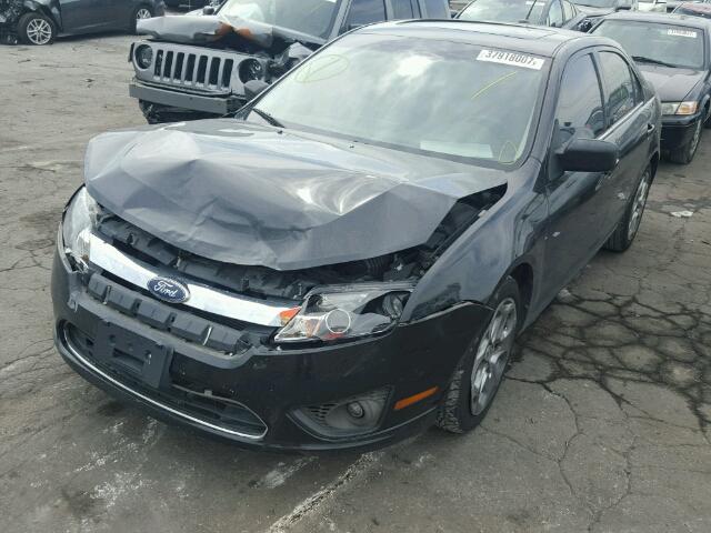 3FAHP0HA3AR324403 - 2010 FORD FUSION BLACK photo 2