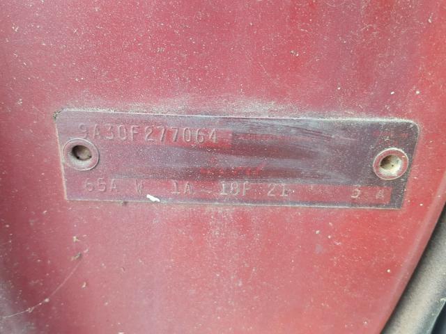 9A30F277064 - 1969 FORD FAIRLANE RED photo 10