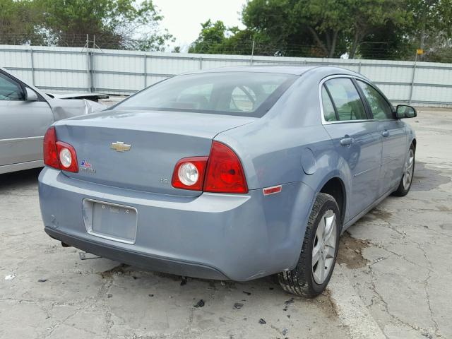 1G1ZG57B294163819 - 2009 CHEVROLET MALIBU LS GRAY photo 4