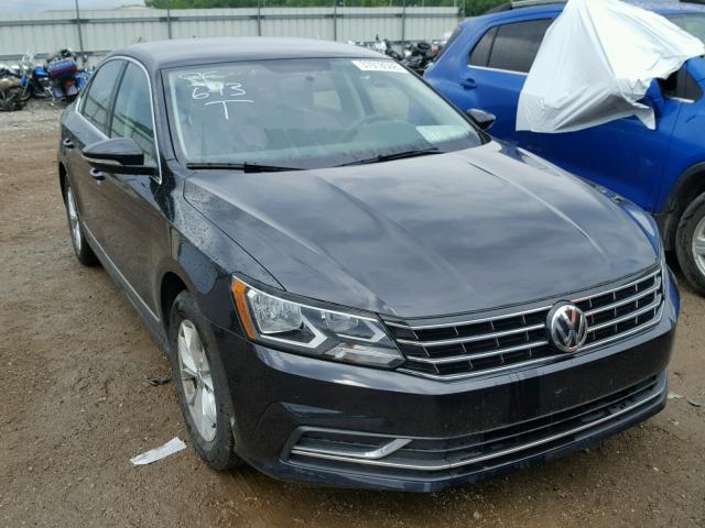 1VWAT7A39HC064364 - 2017 VOLKSWAGEN PASSAT S BLACK photo 1