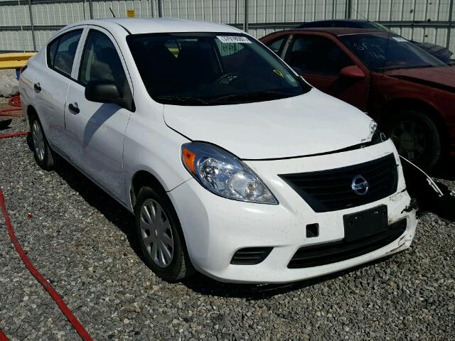 3N1CN7AP2CL946369 - 2012 NISSAN VERSA S WHITE photo 1