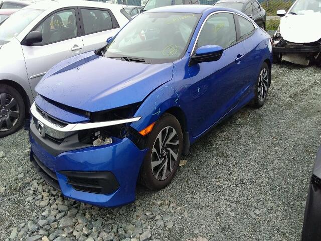 2HGFC4B56GH400217 - 2016 HONDA CIVIC LX BLUE photo 2