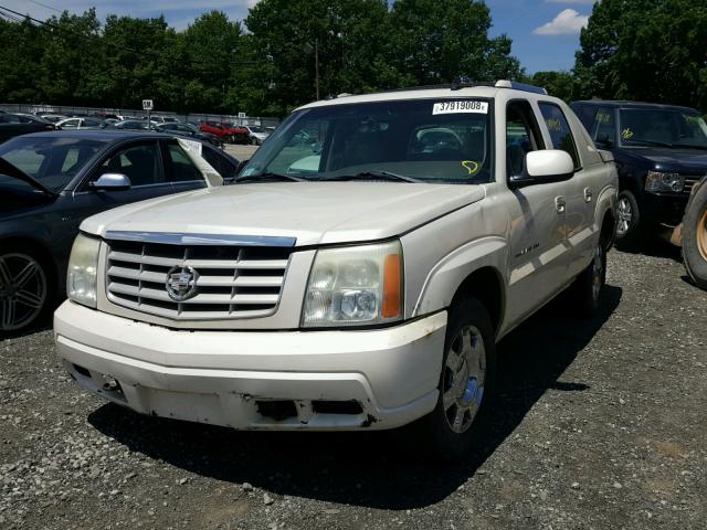 3GYEK63N63G271326 - 2003 CADILLAC ESCALADE E WHITE photo 2