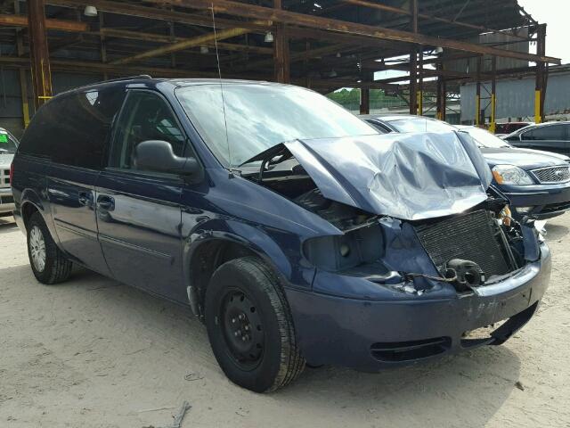 2A4GP44R96R637438 - 2006 CHRYSLER TOWN & COU BLUE photo 1