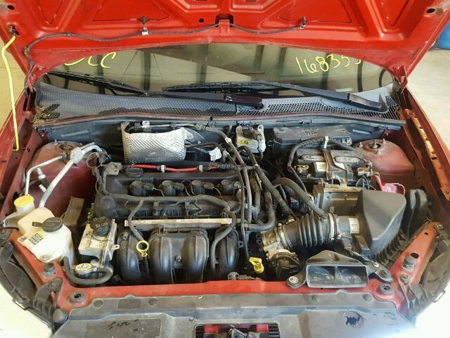 1FAHP36N99W168335 - 2009 FORD FOCUS SES RED photo 7