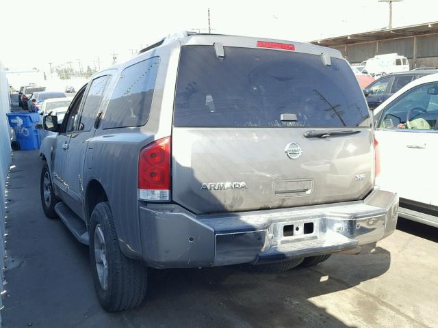 5N1AA08A96N702761 - 2006 NISSAN ARMADA SE BROWN photo 3