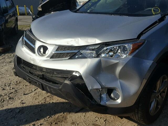 JTMRFREVXFJ034688 - 2015 TOYOTA RAV4 SILVER photo 9