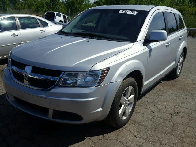 3D4GG57V49T576976 - 2009 DODGE JOURNEY SX SILVER photo 2