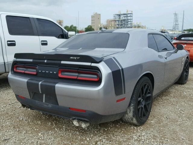 2C3CDZFJ1FH718624 - 2015 DODGE CHALLENGER SILVER photo 4