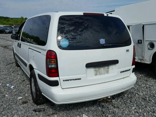 1GNDX03E23D208356 - 2003 CHEVROLET VENTURE WHITE photo 3