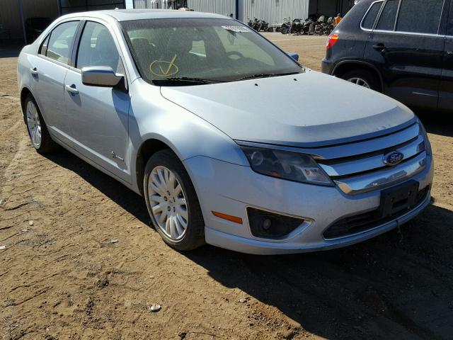 3FADP0L39AR132992 - 2010 FORD FUSION HYB BLUE photo 1