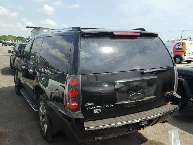 1GKFK06289R285220 - 2009 GMC YUKON XL D BLACK photo 3