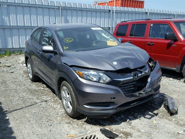 3CZRU5H35HM100265 - 2017 HONDA HR-V LX GRAY photo 1