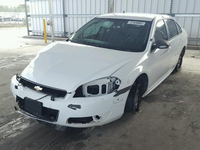 2G1WD5E3XC1311581 - 2012 CHEVROLET IMPALA POL WHITE photo 2