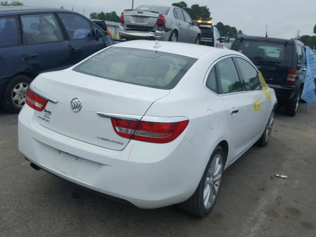 1G4PP5SK5D4218371 - 2013 BUICK VERANO WHITE photo 4