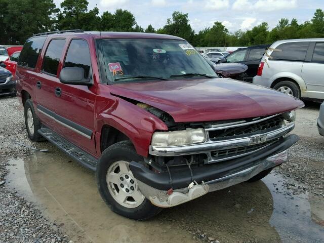 1GNEC16Z64J242503 - 2004 CHEVROLET SUBURBAN C BURGUNDY photo 1