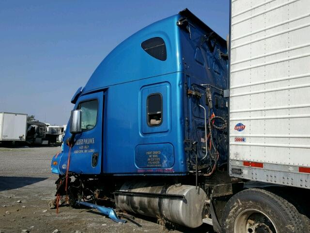 3AKJGLD66ESFY5379 - 2014 FREIGHTLINER CASCADIA 1 BLUE photo 3