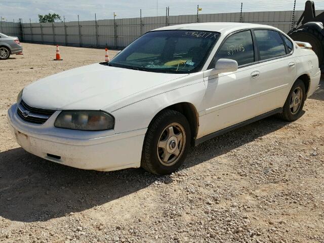 2G1WF52EX49449088 - 2004 CHEVROLET IMPALA WHITE photo 2