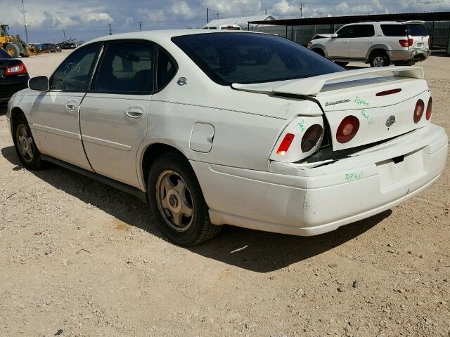 2G1WF52EX49449088 - 2004 CHEVROLET IMPALA WHITE photo 3