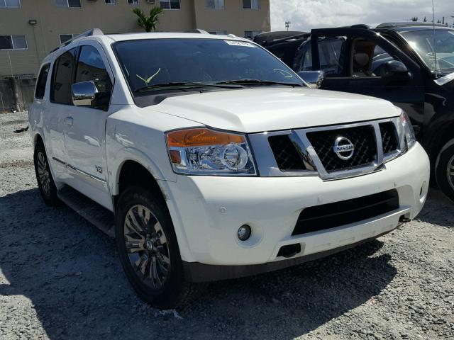 5N1BA0NF1FN613819 - 2015 NISSAN ARMADA PLA WHITE photo 1