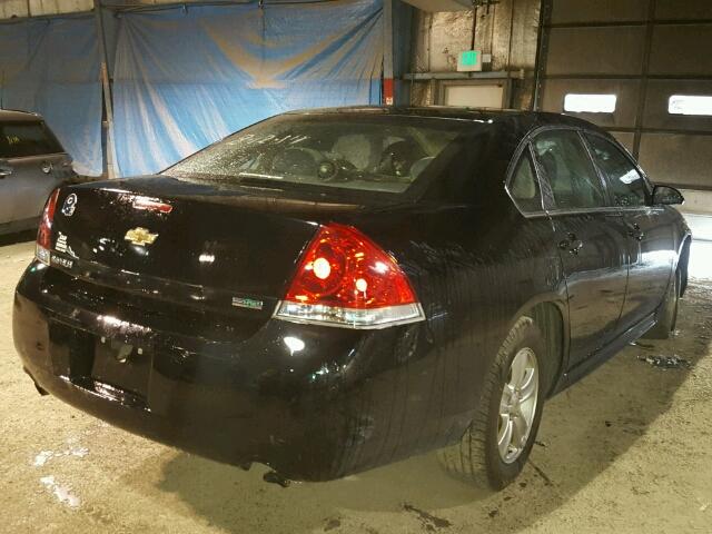 2G1WA5E39C1266593 - 2012 CHEVROLET IMPALA BLACK photo 4