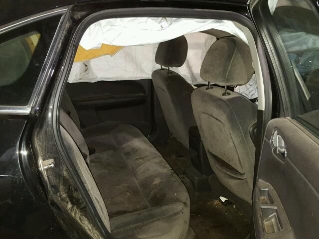 2G1WA5E39C1266593 - 2012 CHEVROLET IMPALA BLACK photo 6