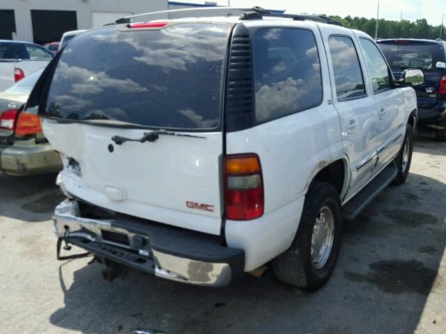 1GKEC13Z63J243344 - 2003 GMC YUKON WHITE photo 4