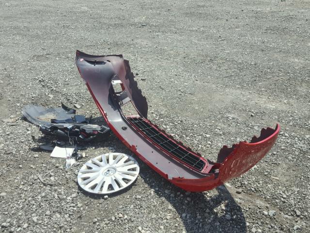3VW1K7AJ1EM369384 - 2014 VOLKSWAGEN JETTA BASE Կարմիր լուսանկար 9