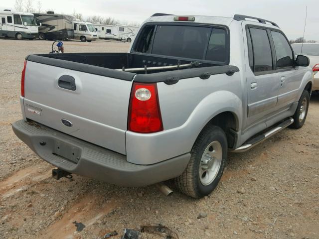 1FMZU67E12UB30988 - 2002 FORD EXPLORER S SILVER photo 4