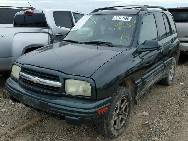 2CNBJ634346916509 - 2004 CHEVROLET TRACKER LT GREEN photo 2