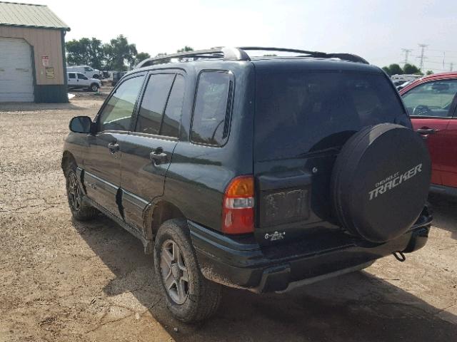 2CNBJ634346916509 - 2004 CHEVROLET TRACKER LT GREEN photo 3