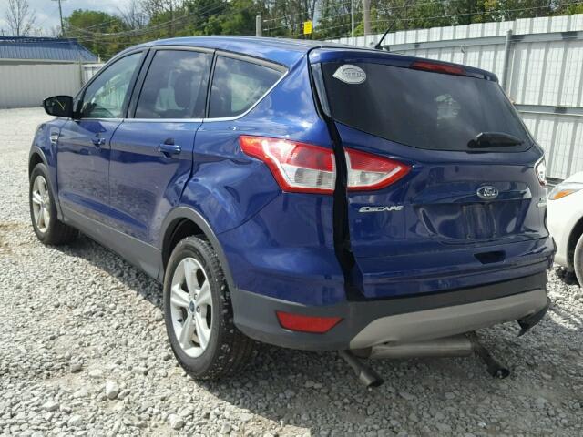 1FMCU0GX7GUB33891 - 2016 FORD ESCAPE SE BLUE photo 3