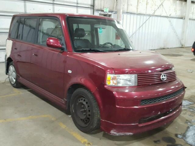 JTLKT334764103566 - 2006 TOYOTA SCION XB ბურგუნდია ფოტო 1