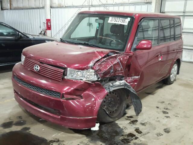 JTLKT334764103566 - 2006 TOYOTA SCION XB ბურგუნდია ფოტო 2