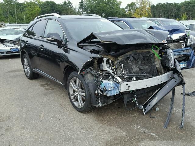 2T2BK1BA9FC290599 - 2015 LEXUS RX 350 BLACK photo 1