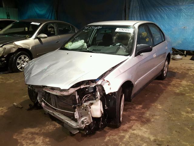 2HGEJ6612YH594248 - 2000 HONDA CIVIC BASE SILVER photo 2