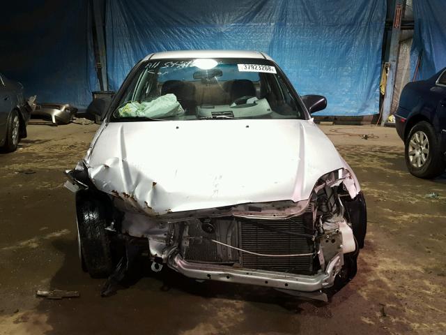 2HGEJ6612YH594248 - 2000 HONDA CIVIC BASE SILVER photo 9