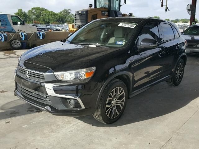 JA4AP3AU2HZ008251 - 2017 MITSUBISHI OUTLANDER BLACK photo 2