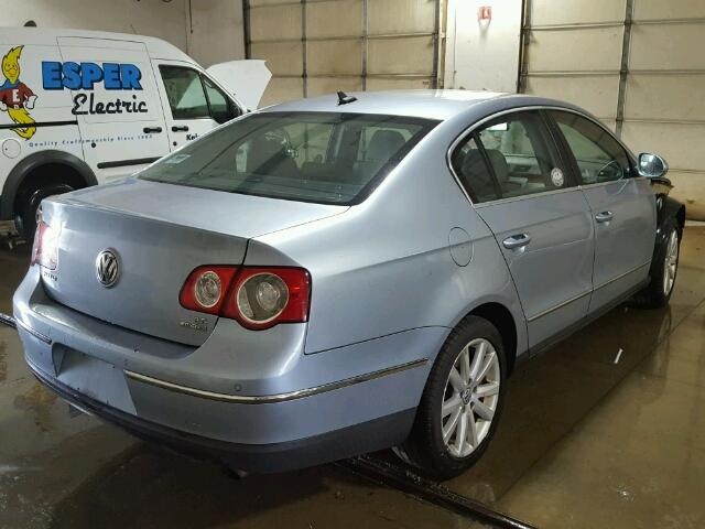 WVWFU93C77P059900 - 2007 VOLKSWAGEN PASSAT BLUE photo 4