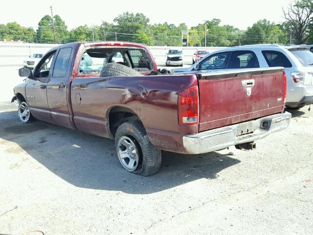 1D7HA18D13J570879 - 2003 DODGE RAM 1500 S BURGUNDY photo 3