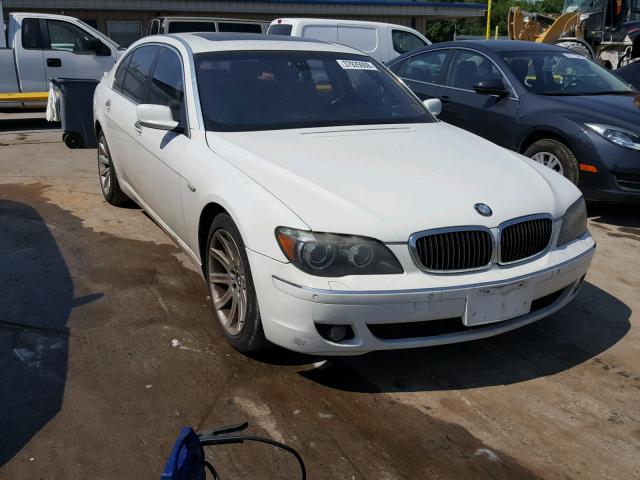 WBAHN83507DT71766 - 2007 BMW 750 WHITE photo 1