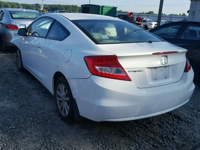 2HGFG3B80CH544218 - 2012 HONDA CIVIC EX თეთრი ფოტო 3