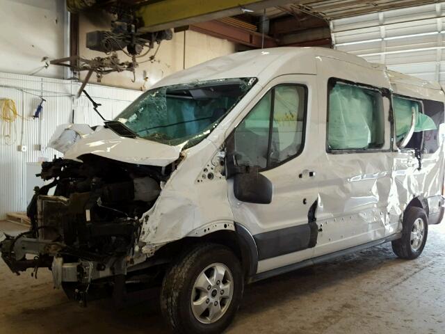 1FBAX2CM5HKA73105 - 2017 FORD TRANSIT WHITE photo 2