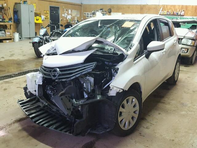 3N1CE2CP5FL436196 - 2015 NISSAN VERSA NOTE WHITE photo 2