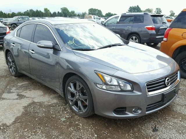 1N4AA5APXEC463575 - 2014 NISSAN MAXIMA S GRAY photo 1