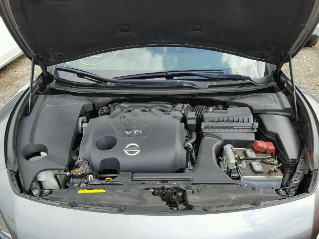 1N4AA5APXEC463575 - 2014 NISSAN MAXIMA S GRAY photo 7