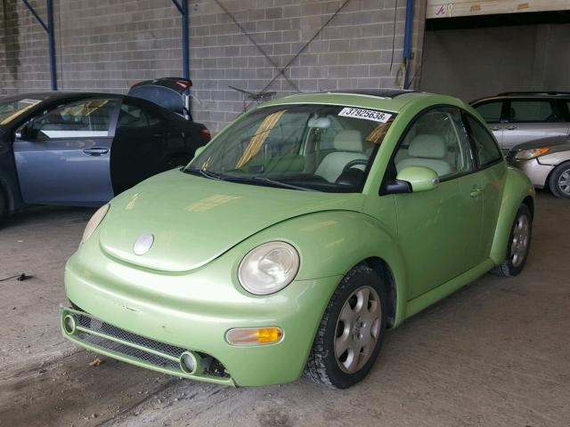 3VWCK21C83M439537 - 2003 VOLKSWAGEN NEW BEETLE 绿色 照片 2