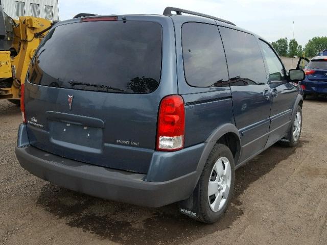 1GMDU03L36D237185 - 2006 PONTIAC MONTANA SV BLUE photo 4